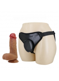 Страпон с универсальным поясом Fogg - 17,5 см. - Baile - купить с доставкой в Копейске