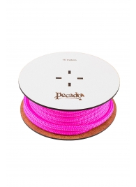 Розовая веревка для шибари на катушке - 10 м. - Pecado - купить с доставкой в Копейске
