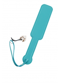 Голубой кожаный пэддл - 37 см. - Pecado - купить с доставкой в Копейске