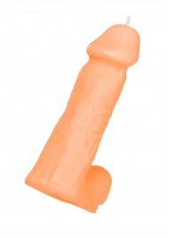 Оранжевая сувенирная свеча «Пенис» - Pecado - купить с доставкой в Копейске