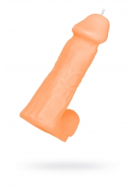 Оранжевая сувенирная свеча «Пенис» - Pecado - купить с доставкой в Копейске