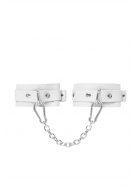 Белые мини-оковы со скруглёнными углами - Pecado - купить с доставкой в Копейске