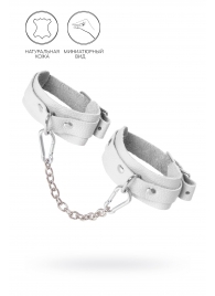 Белые мини-оковы со скруглёнными углами - Pecado - купить с доставкой в Копейске