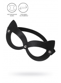 Черная открытая маска с ушками кошки - Pecado - купить с доставкой в Копейске