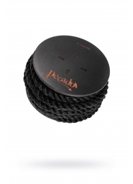 Черная веревка для шибари на катушке - 5 м. - Pecado - купить с доставкой в Копейске