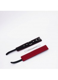 Черно-красные кожаные оковы - Crazy Handmade - купить с доставкой в Копейске