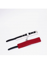 Бело-красные кожаные оковы - Crazy Handmade - купить с доставкой в Копейске