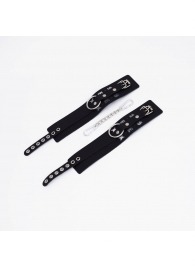 Черные кожаные оковы Sex - Crazy Handmade - купить с доставкой в Копейске