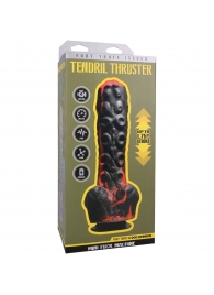 Черно-красная мини-машина на присоске Tendril Thruster - 21,6 см. - Doc Johnson - купить с доставкой в Копейске