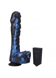 Черно-синяя мини-машина на присоске Tendril Thruster - 21,6 см. - Doc Johnson - купить с доставкой в Копейске