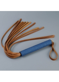 Плеть с джинсовой ручкой «Дикий Запад» - 60 см. - Sitabella - купить с доставкой в Копейске