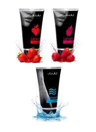 Набор из 3 лубрикантов JUJU (увлажняющий, клубника, малина) - JuJu - купить с доставкой в Копейске