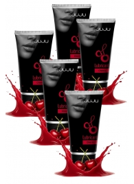 Набор из 5 съедобных лубрикантов JUJU со вкусом вишни - JuJu - купить с доставкой в Копейске