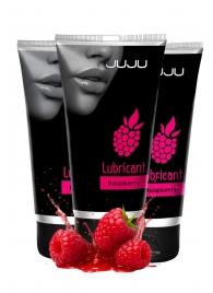 Набор из 3 съедобных лубрикантов JUJU со вкусом малины - JuJu - купить с доставкой в Копейске
