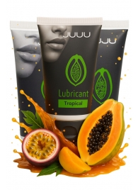 Набор из 3 съедобных лубрикантов JUJU со вкусом тропических фруктов - JuJu - купить с доставкой в Копейске