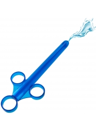 Синий шприц для введения лубриканта XL Lubricant Launcher - XR Brands - купить с доставкой в Копейске