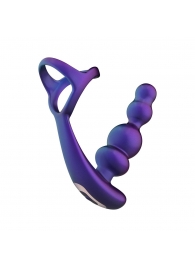 Фиолетовое эрекционное виброкольцо с анальной ёлочкой Stellar Force - ONE DC B.V. - в Копейске купить с доставкой