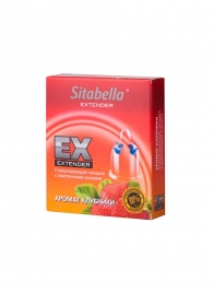 Стимулирующая насадка Sitabella Extender  Клубника - Sitabella - купить с доставкой в Копейске