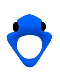 Синее эрекционное кольцо Wooomy Tribeс с вибрацией - Adrien Lastic - в Копейске купить с доставкой