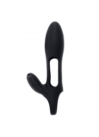 Черная насадка на пенис с вибрацией Nautilus - Zero Tolerance - в Копейске купить с доставкой