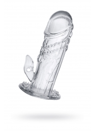 Прозрачная насадка на пенис Uco - 13 см. - A-toys - в Копейске купить с доставкой