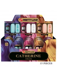 Набор из 15 мастурбаторов Catherine Olga - Baile - в Копейске купить с доставкой