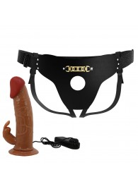 Мужской полый страпон с вибрацией Marion - Baile - купить с доставкой в Копейске