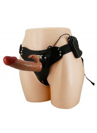 Мужской полый страпон с вибрацией Marion - Baile - купить с доставкой в Копейске