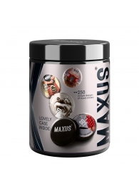 Черные утолщенные презервативы MAXUS Extra Strong с железным кейсом - 15 шт. - Maxus - купить с доставкой в Копейске