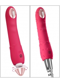 Малиновая насадка на душ с вибрацией Showers to orgasm - 20,1 см. - Orion - купить с доставкой в Копейске