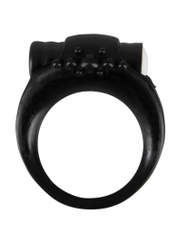 Чёрное виброкольцо для пениса Stayer - Orion - в Копейске купить с доставкой
