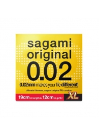 Презерватив увеличенного размера Sagami Original 0.02 XL-size - 1 шт. - Sagami - купить с доставкой в Копейске
