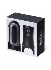 Набор Tenga Flip Zero Electronic Vibrotation: мастурбатор с вибрацией и устройство вращения - Tenga - в Копейске купить с доставкой