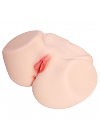 Мастурбатор-полуторс с двойным слоем материала и вибрацией Jenny Onahole Real Vagina - KOKOS - в Копейске купить с доставкой
