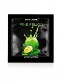 Саше съедобной оральной смазки OraLove с ароматом фейхоа - 3 гр. - Биоритм - купить с доставкой в Копейске