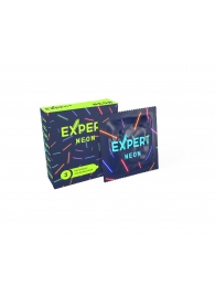 Светящиеся в темноте презервативы Expert Neon - 3 шт. - Expert - купить с доставкой в Копейске