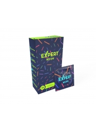 Светящиеся в темноте презервативы Expert Neon - 15 шт. - Expert - купить с доставкой в Копейске