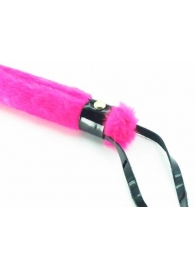 Нежная плеть с розовым мехом BDSM Light - 43 см. - БДСМ Арсенал - купить с доставкой в Копейске
