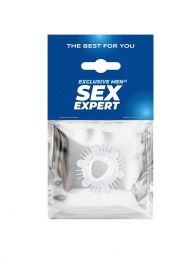 Стимулирующая насадка на пенис с несколькими видами рельефа - Sex Expert - в Копейске купить с доставкой