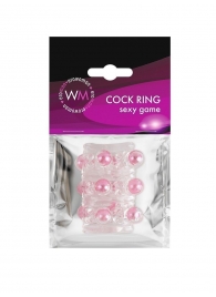 Прозрачная сквозная насадка на пенис с цветными шариками - Erowoman-Eroman - в Копейске купить с доставкой