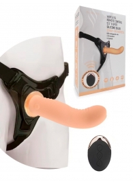 Женский вибрострапон со съемной насадкой и пультом ДУ - Erokay - купить с доставкой в Копейске