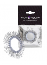 Круглое эрекционное кольцо с «ресничками» - Sextaz - в Копейске купить с доставкой