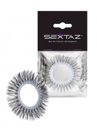 Круглое эрекционное кольцо с длинными «ресничками» - Sextaz - в Копейске купить с доставкой