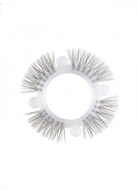 Эластичное кольцо с «ресничками» и 4 шариками - Sextaz - в Копейске купить с доставкой