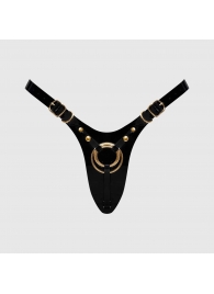Черный пояс для фиксации насадок Strap-On-Me Leatherette Harness Fabulous - Strap-on-me - купить с доставкой в Копейске