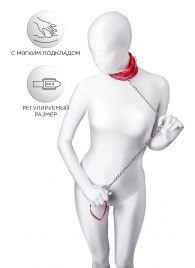 Красный ошейник с подкладкой из меха - ToyFa - купить с доставкой в Копейске