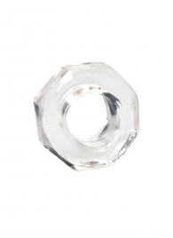 Прозрачное эрекционное кольцо в форме гайки - Sex Expert - в Копейске купить с доставкой