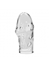 Прозрачная насадка на пенис Booker - 8 см. - Baile - в Копейске купить с доставкой