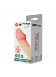 Телесная насадка на пенис Huel - 9 см. - Baile - в Копейске купить с доставкой