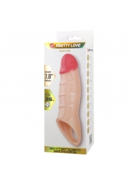 Телесная удлиняющая насадка на пенис Darnel - Baile - в Копейске купить с доставкой